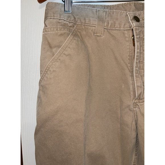 CARHARTT MENS RELAXED FIT CANVAS WORK PANTS Size 34X30 - Picture 3 of 14